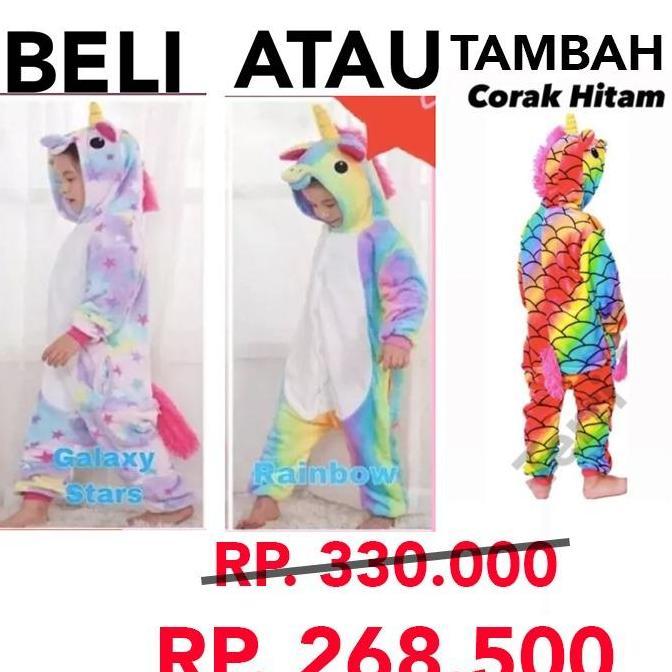 Kostum anak costum unicorn cosplay unicorn kostum onesie unicorn