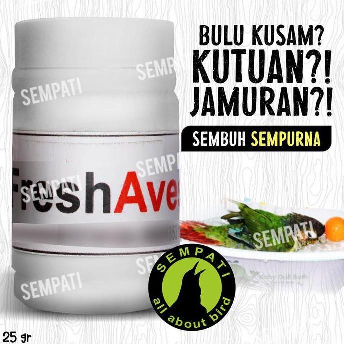 Fresh Aves Om Kicau Vitamin Burung Sakit Bulu Kusam Jamuran Mengatasi Kutuan Fit