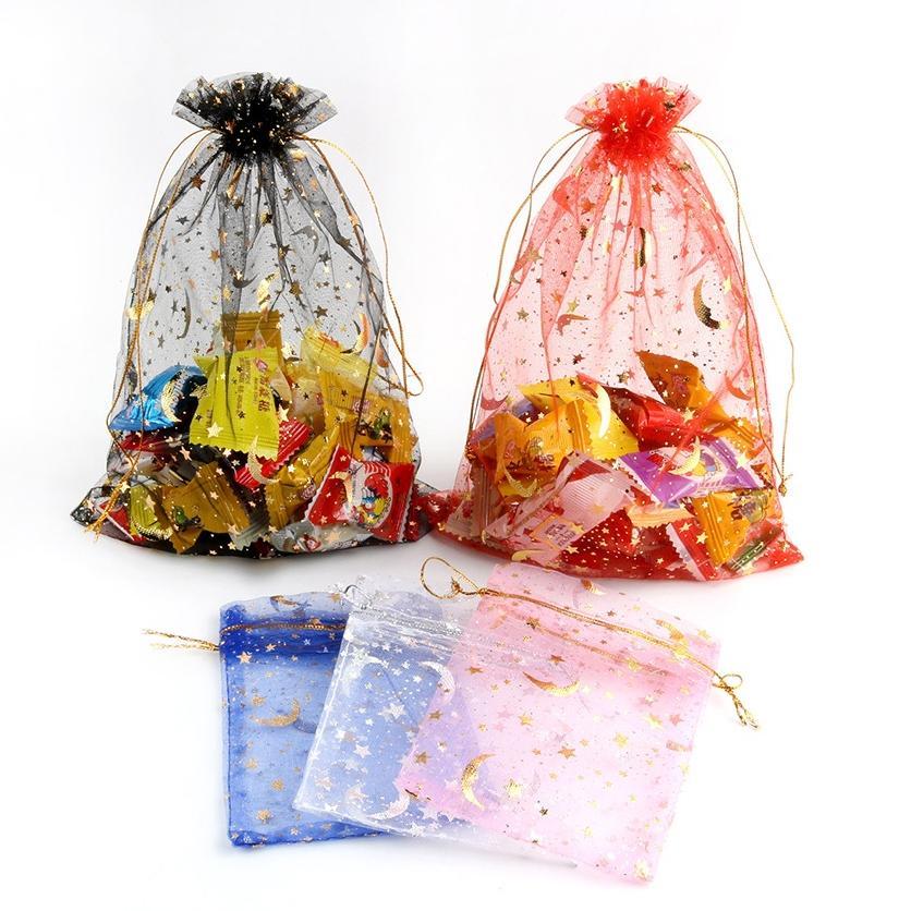 Kantong Serut Organza Bag Souvenir Pouch Tas Organza 10 Pcs