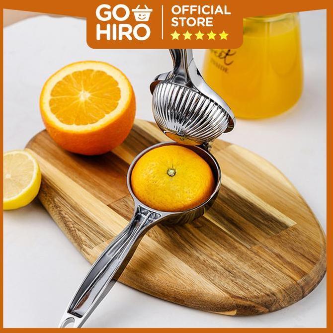 Bebasaja- Alat Peras Jeruk Dan Lemon Lime Squeezer Stainless Steel Perasan Manual Jeruk Nipis Besi P