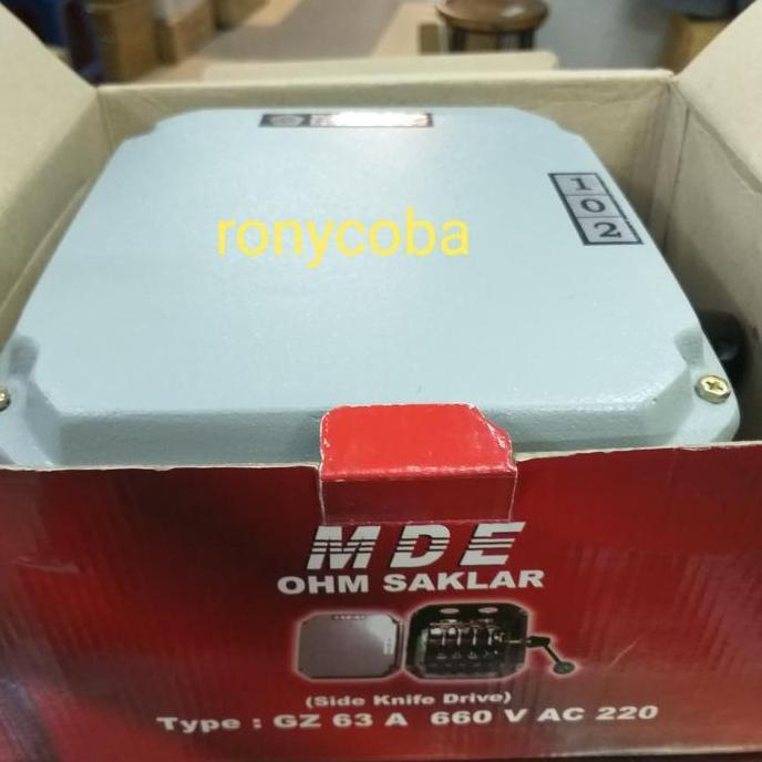 yoriezmart- OHM SAKLAR MDE 63 AMPERE / Ohm Saklar 63 A MDE / GZ MDE Diskon