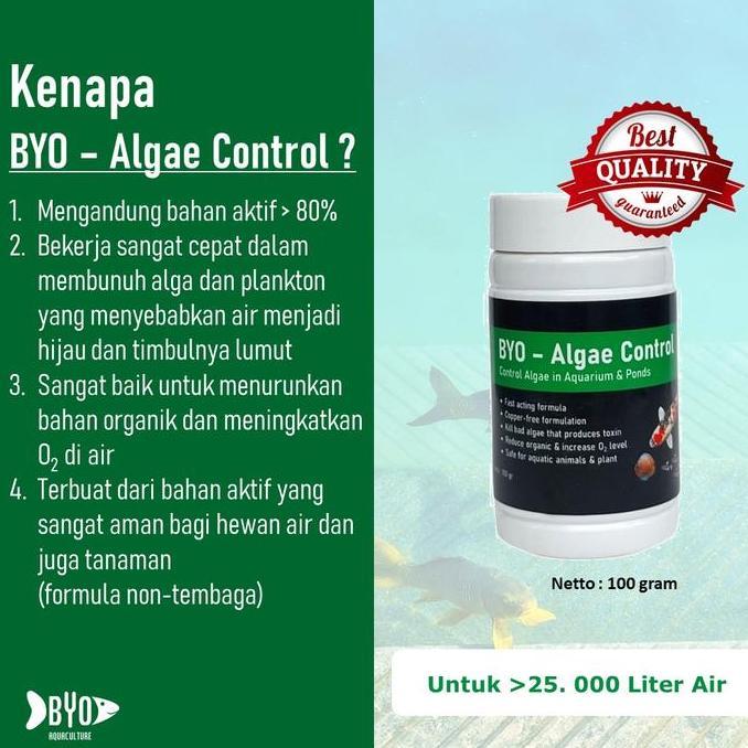 ANTI ALGA, ANTI ALGAE, ALGAE REMOVER, ANTI LUMUT / BYO-ALGAE CONTROL