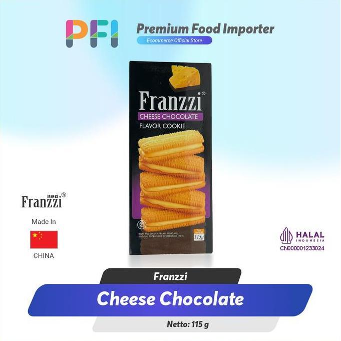 Tino- Franzzi Cheese Chocolate Cookie 115Gr Box Snack