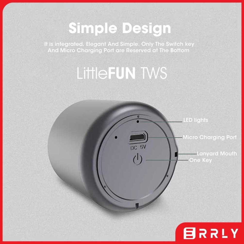 promo terbaru mini speaker bluetooth macaron inpods i12 little fun bisa tws 2in1 hifi music box ster
