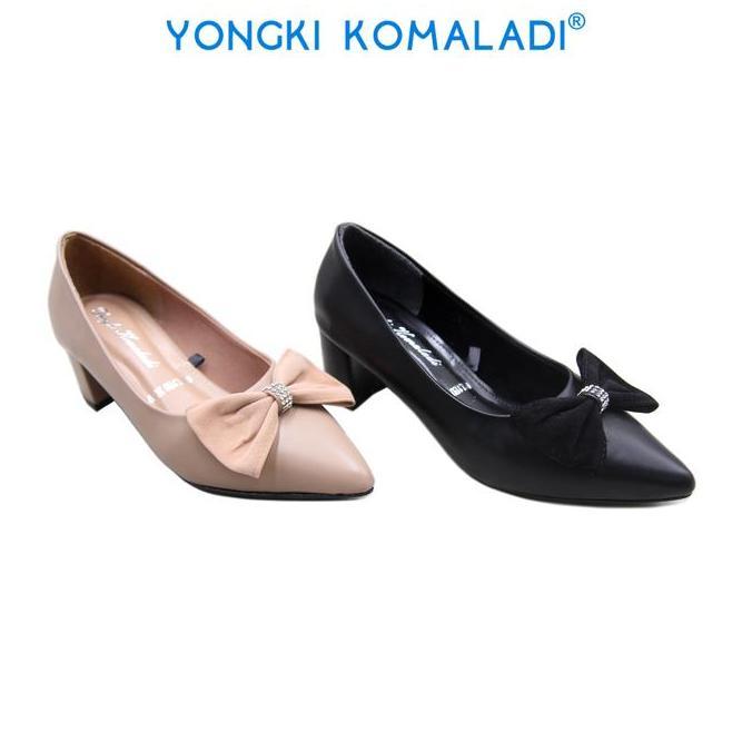 YONGKI KOMALADI PANTOPEL OL-YSL1130-24 LADIES Heels Shoes Wanita Merah