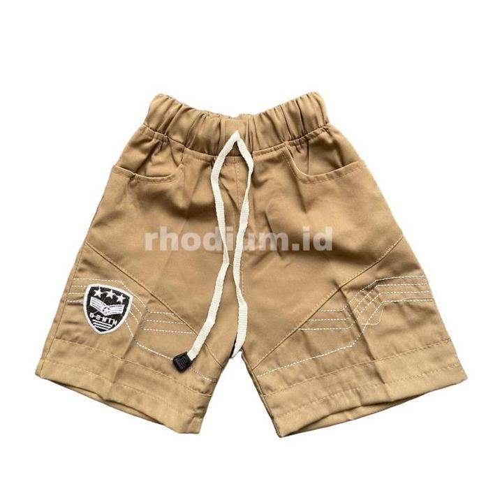 New- Celana Pendek Bordir Depan Denim Pants Rhodium Fashion