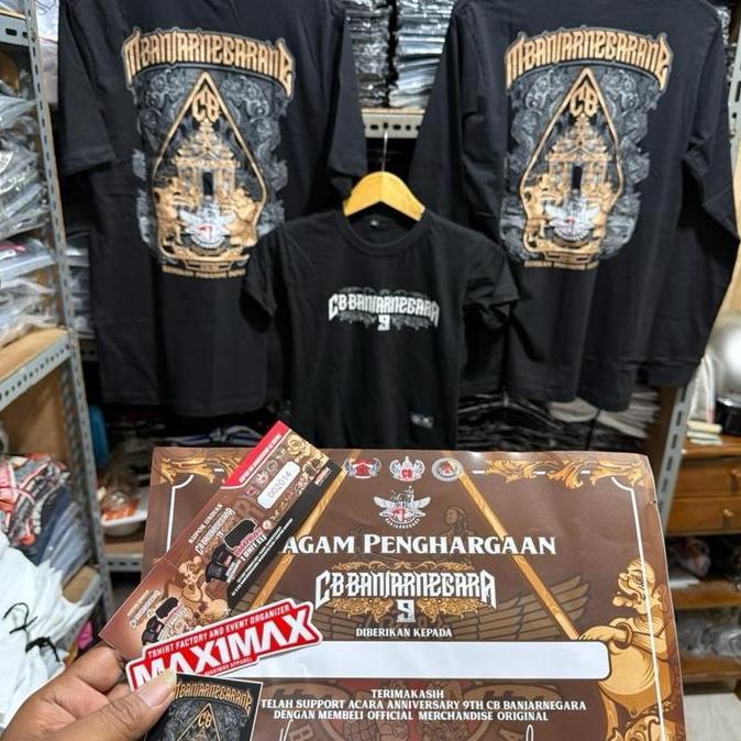 New- Kaos Acara Anniversary Cb Banjarnegara 9Th Tgl 18 Juli 06 Free Stiker+Piagam+Kupon