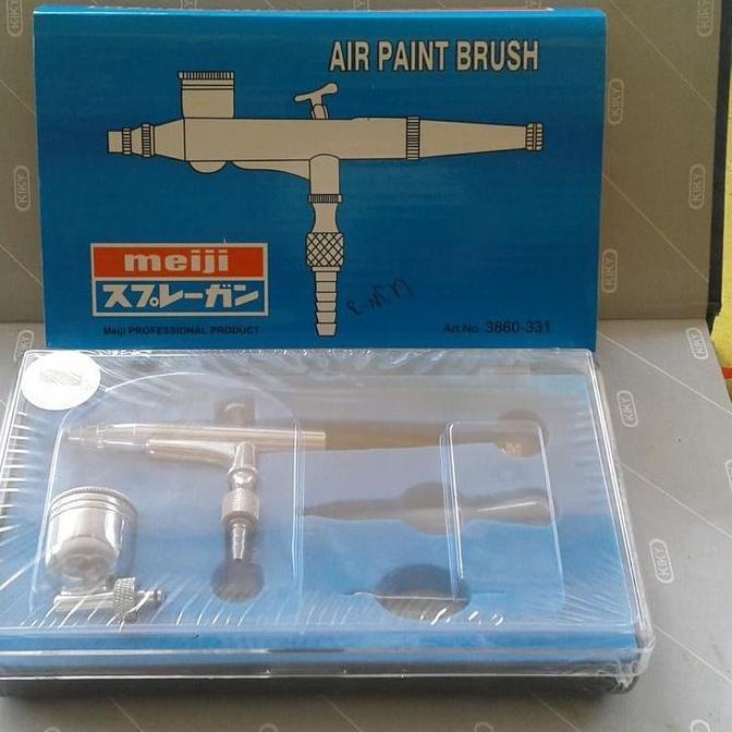 junkishop- pen brush MEIJI tabung samping mini spray gun air brush double action Diskon