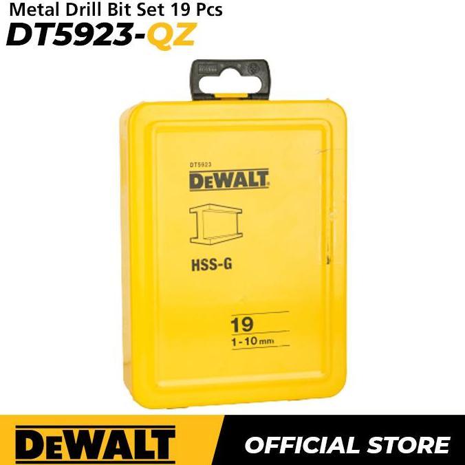 Dewalt Metal Drill Bit Set / Mata Bor Besi Set 1-10mm DT5923-QZ (TERBAIK) (TERBARU) (TERMURAH)