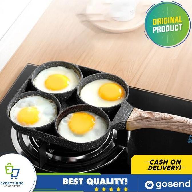 DZAIGIZAGA Wajan Panci Cetakan Kue Telur Ceplok Dadar 4 In 1 Omelette Pan Mini