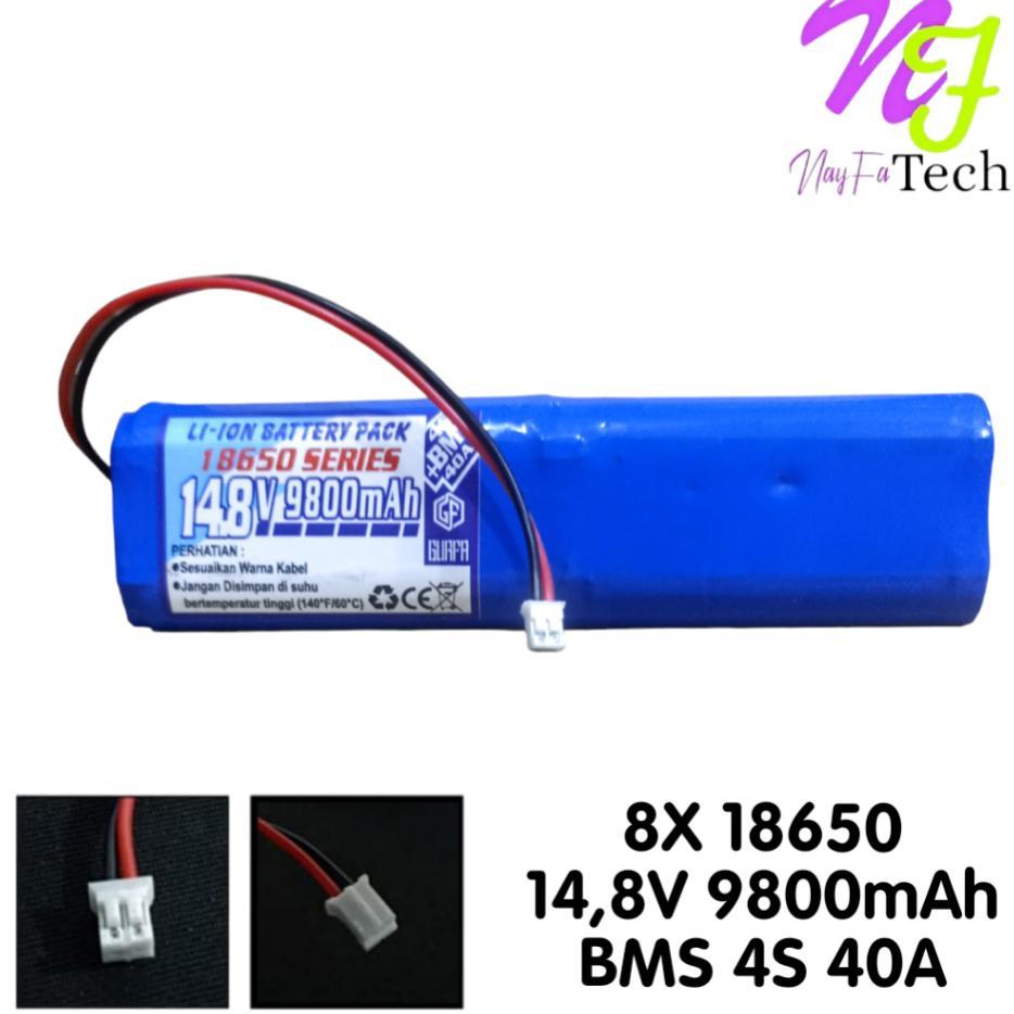 Baterai Speker / Baterai Cctv Panel Surya / Baterai Lampu Panel Surya /18650 9800Mah 14,8V