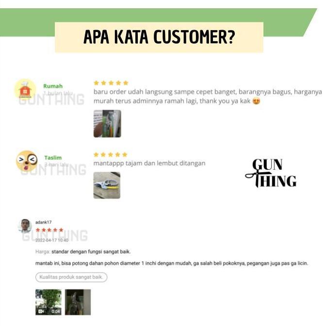 Terbaik Gunting Pruning Stek / Gunting Taman Ranting Dahan / Pruning Scissors Terimakasih