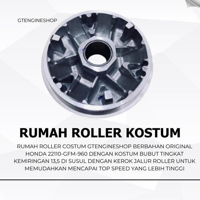 RUMAH ROLLER BEAT FI BEAT ESP SCOOPY FI SCOOPY ESP BUBUT DERAJAT 13,5 BAHAN ORINAL HONDA