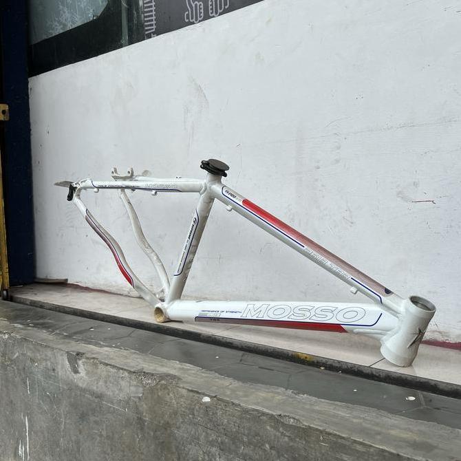 Frame Mtb 26 Mosso 2613 Triple Butted Alloy Putih Original Taiwan Disc