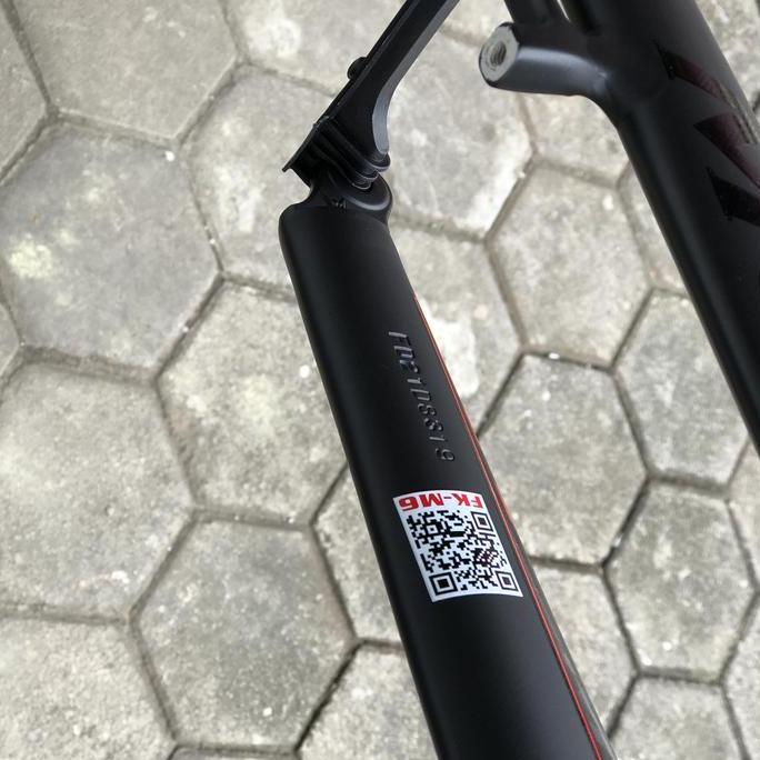 Fork Rigid Mosso M6 Hitam Merah Alloy 26 27.5 29 700C Disc Mtb Gravel