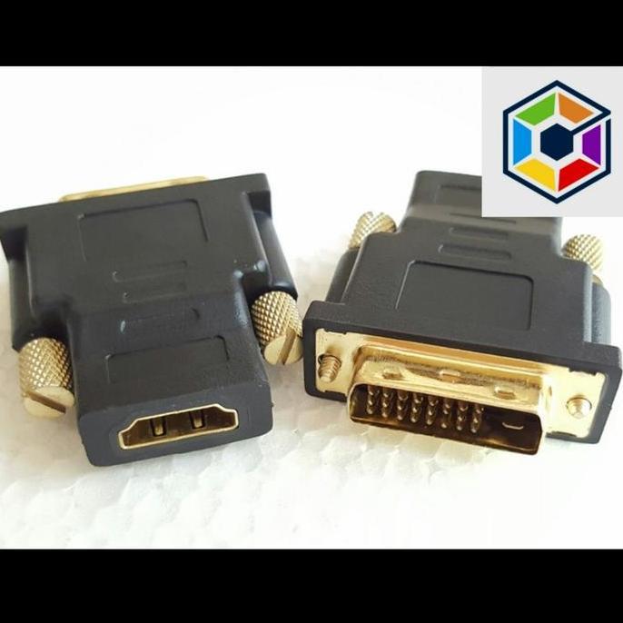 DVI 24+1 M to HDMI F Adapter Converter Gold Plated UltraHD 4K