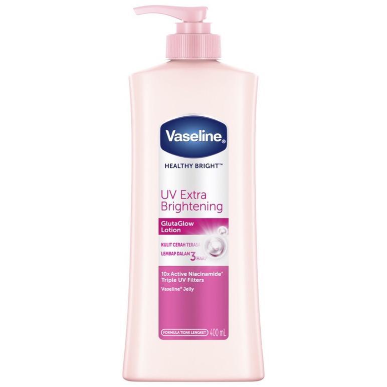 VASELINE HEALTHY BRIGHT BODY LOTION 400ML MURAH