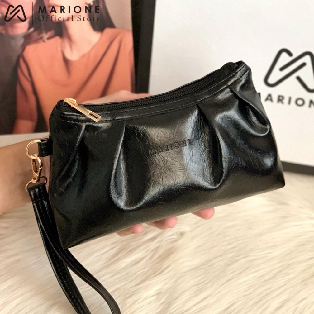 Wajib Punya Marione - Dompet Obsidian Dompet Serbaguna Pouch Hp Besar Uang Kertas Make Up Masuk Pouc