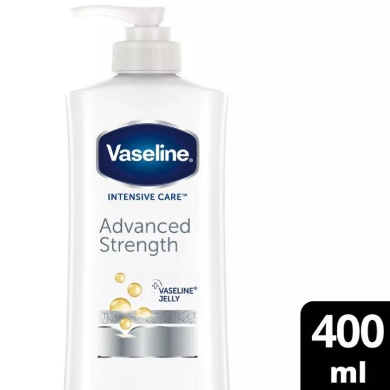 VASELINE INTENSIVE CARE BODY LOTION ADVANCED STRENGTH 400 ML MURAH
