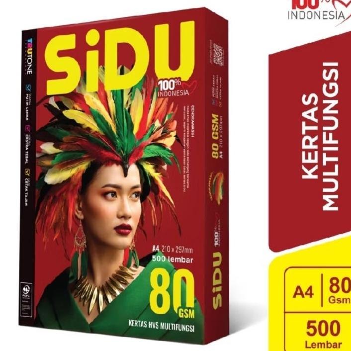 [Rim] Kertas Hvs A4 Sidu 80 Gram / Sidu Hvs