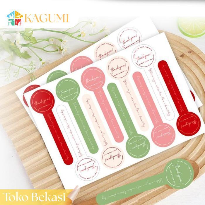 Kagumi 200pcs/Set Stiker Segel Label Handmade Stiker Segel Box Stiker Hand Made Stiker Label Makanan