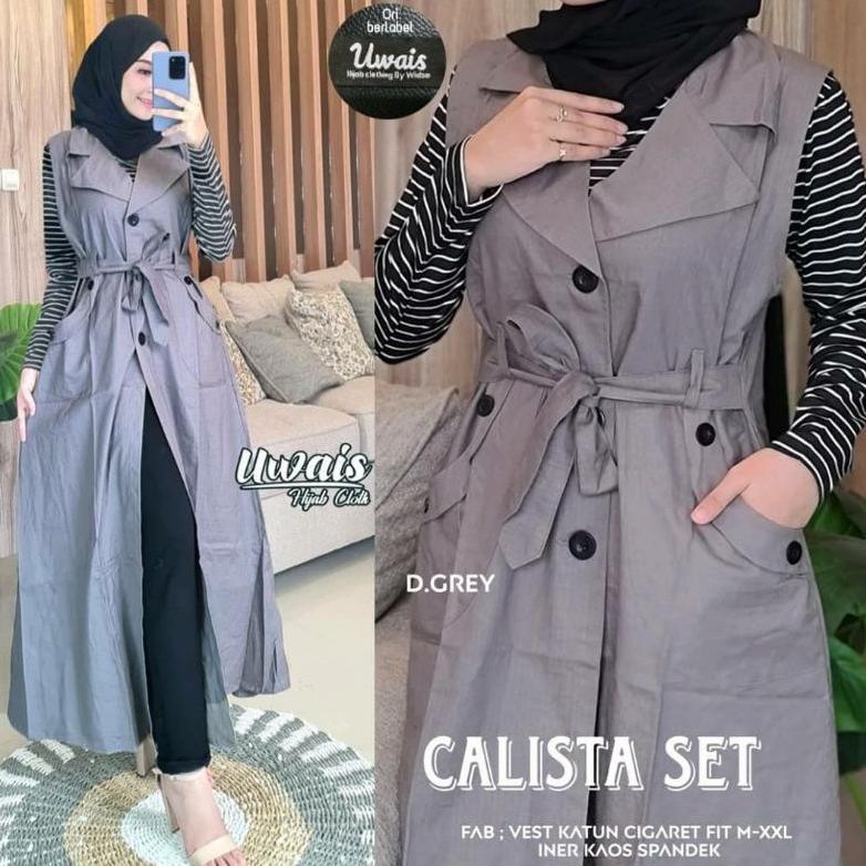 Long Outer Sygaret (Tanpa Inner) / Rompi Tanpa Lengan / Rompi Panjang
