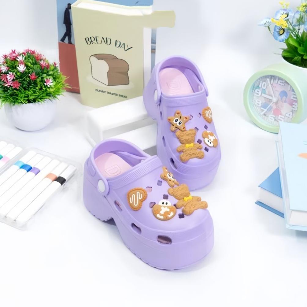 BIG PROMO sendal anak perempuan baim karakter beruang sendal anak cewek model kekinian sendal anak c