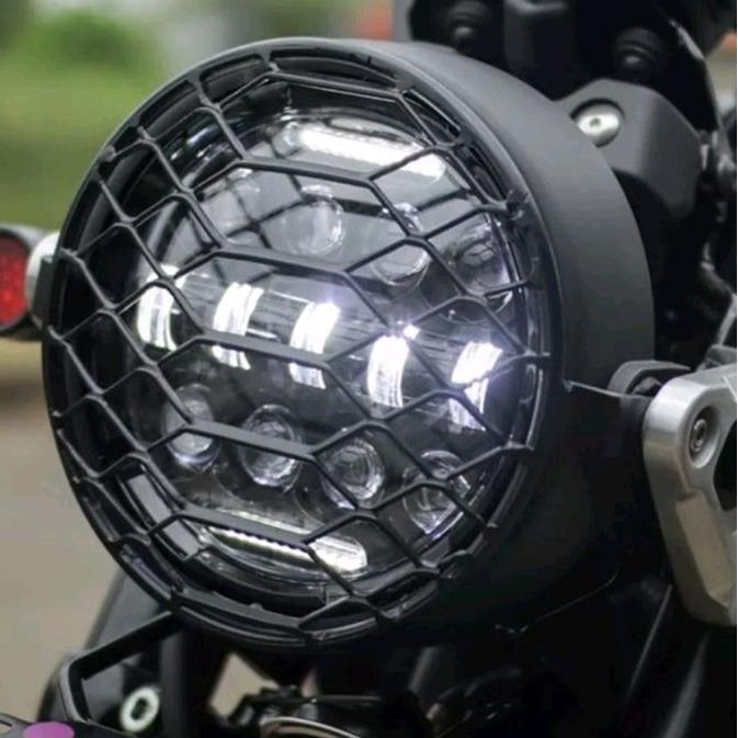 cover lampu xsr 155 ful jaring cover headlamp xsr 155 Aksesoris motor XSR155