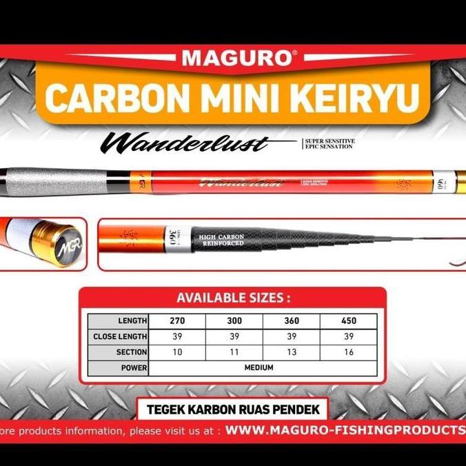 JORAN TEGEG MAGURO WARRIOR 540 HARD KAKU TEGEG LAUT PSJ27