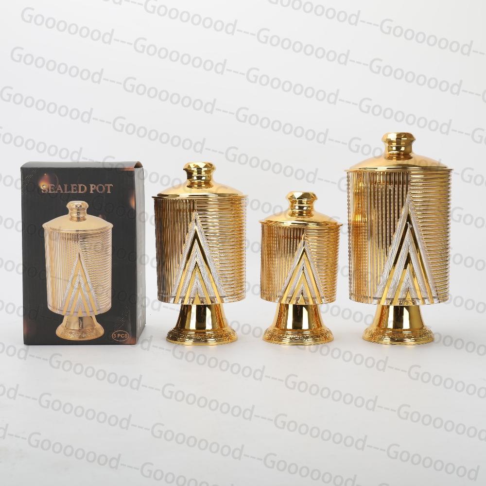 CUCI GUDANG SET STOPLES CAMILAN 3 BUAH / STOPLES LEBARAN EMAS CANTIK / STOPLES CAMILAN PLASTIK TERTU