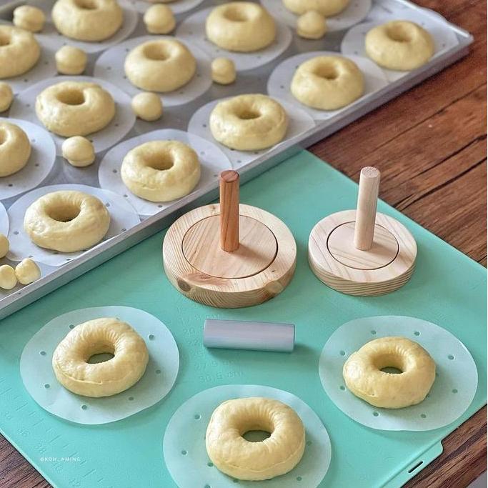 alat pencetak donat // kayu cetakan donat