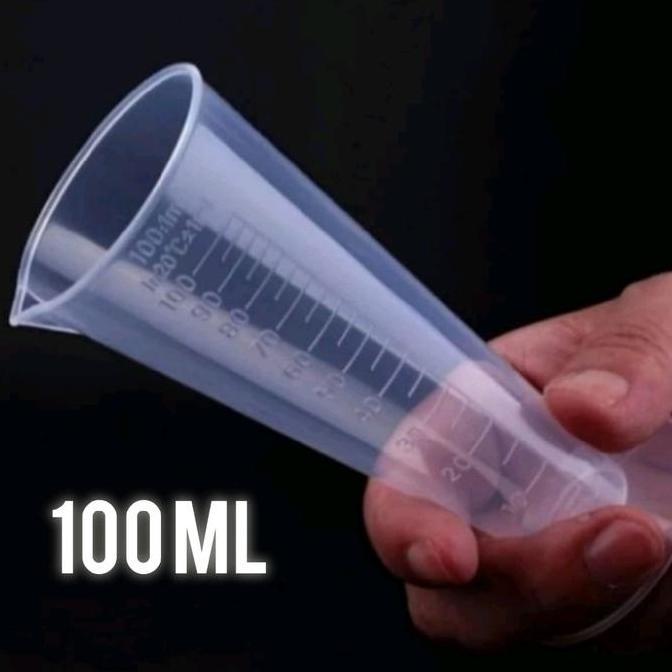 gelas ukur plastik 100 ml /gelas takar plastik 100 ml Kitchenware