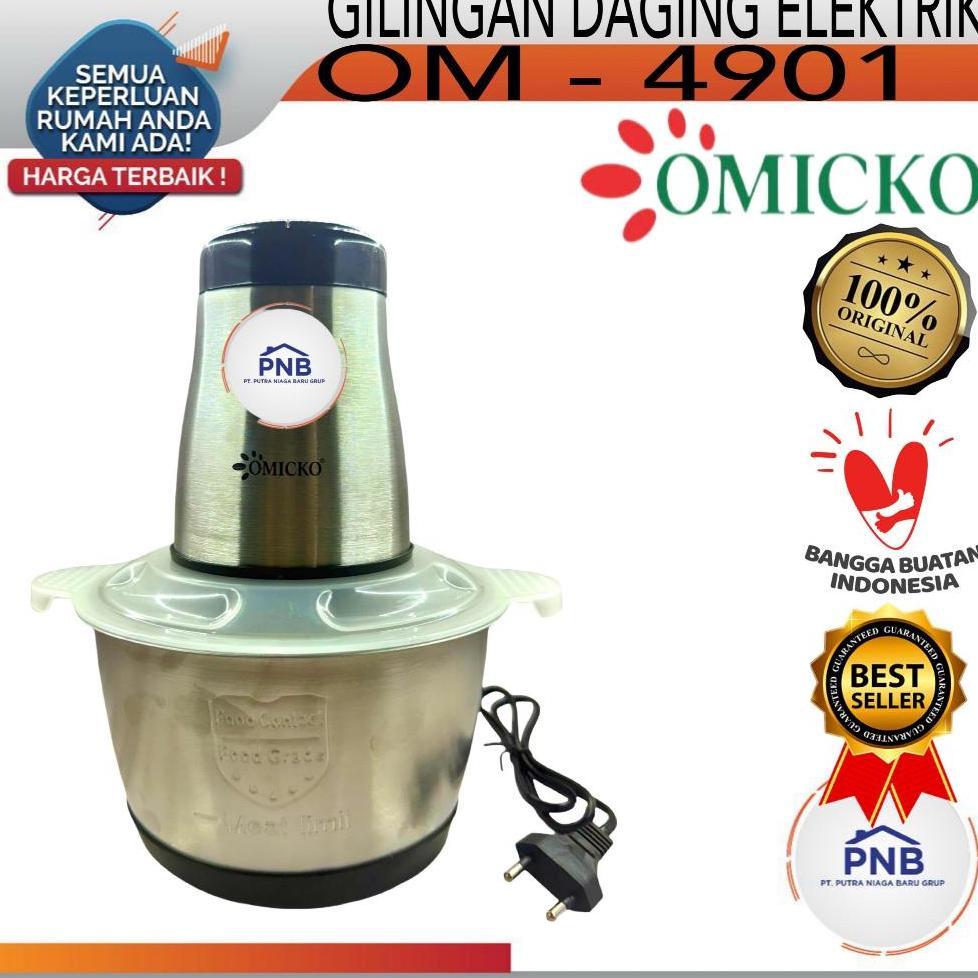 Food Processor Elektrik Chopper Daging Bumbu Listrik 2 Liter Omicko