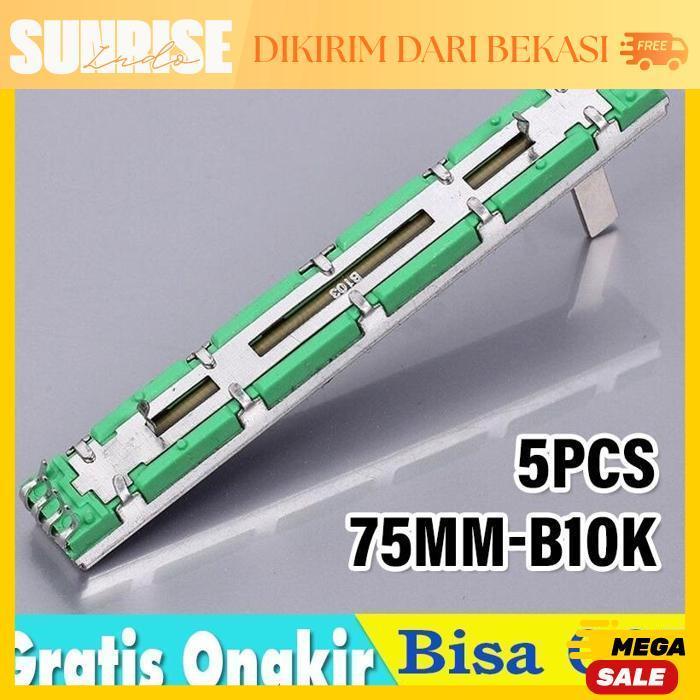 Potensio Geser 7.5 cm fader mixer 10k B103 original Mixer Yamaha Behringer soundcraft Mackie Asley G