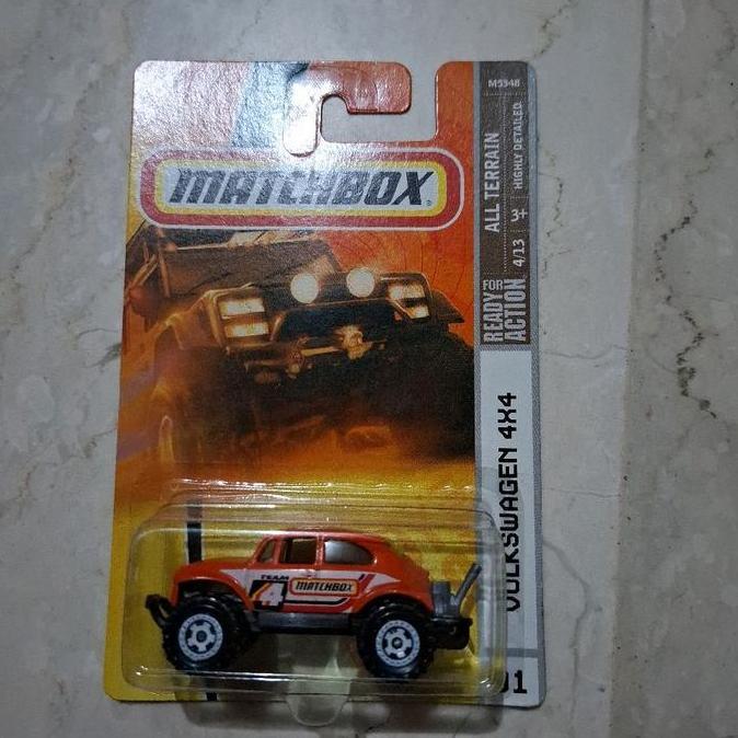 matchbox volkswagen beetle 4x4 orange