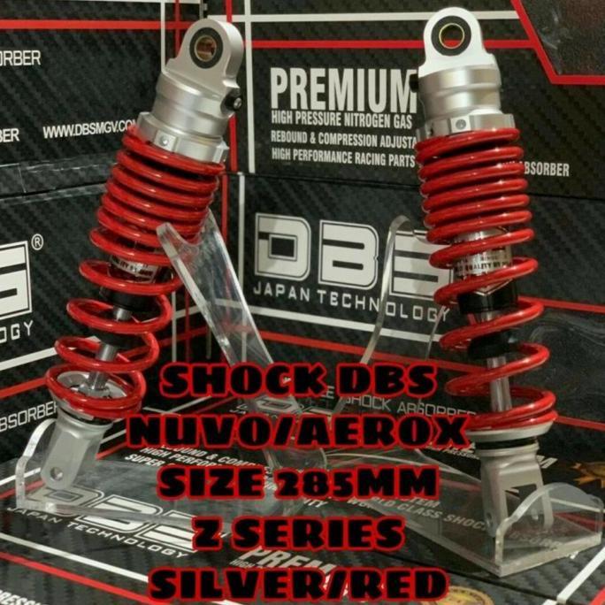 SHOCK BREAKER BELAKANG MEREK DBS YAMAHA NEW AEROX 155 UKURAN 285MM