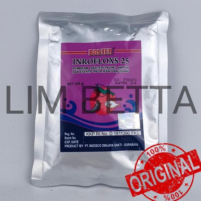 Mycats- (Serbuk) Boster Inrofloxs 25 100 Gram / Antibiotik Enro Bubuk