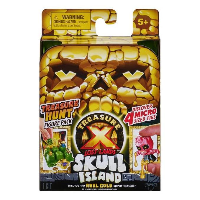 Mainan koleksi Treasure X Lost Lands Skull Island Treasure Hunt Figure Pack  Toy