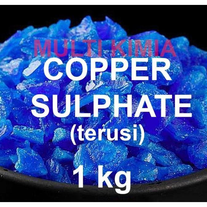 Portes- Copper Sulfat / Terusi / Copper Sulphate / Cuso4 1 Kg