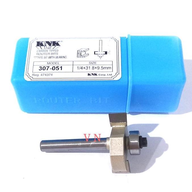 MATA ROUTER/PROFIL T SLOTING BIT 10 MM 307-051 MERK KNK HARGA KHUSUS