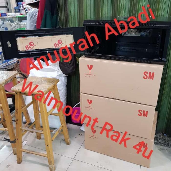 WALLMOUNT RACK 4U - WALLMOUNT RACK SERVER 4U ORIGINAL DAN TERPERCAYA