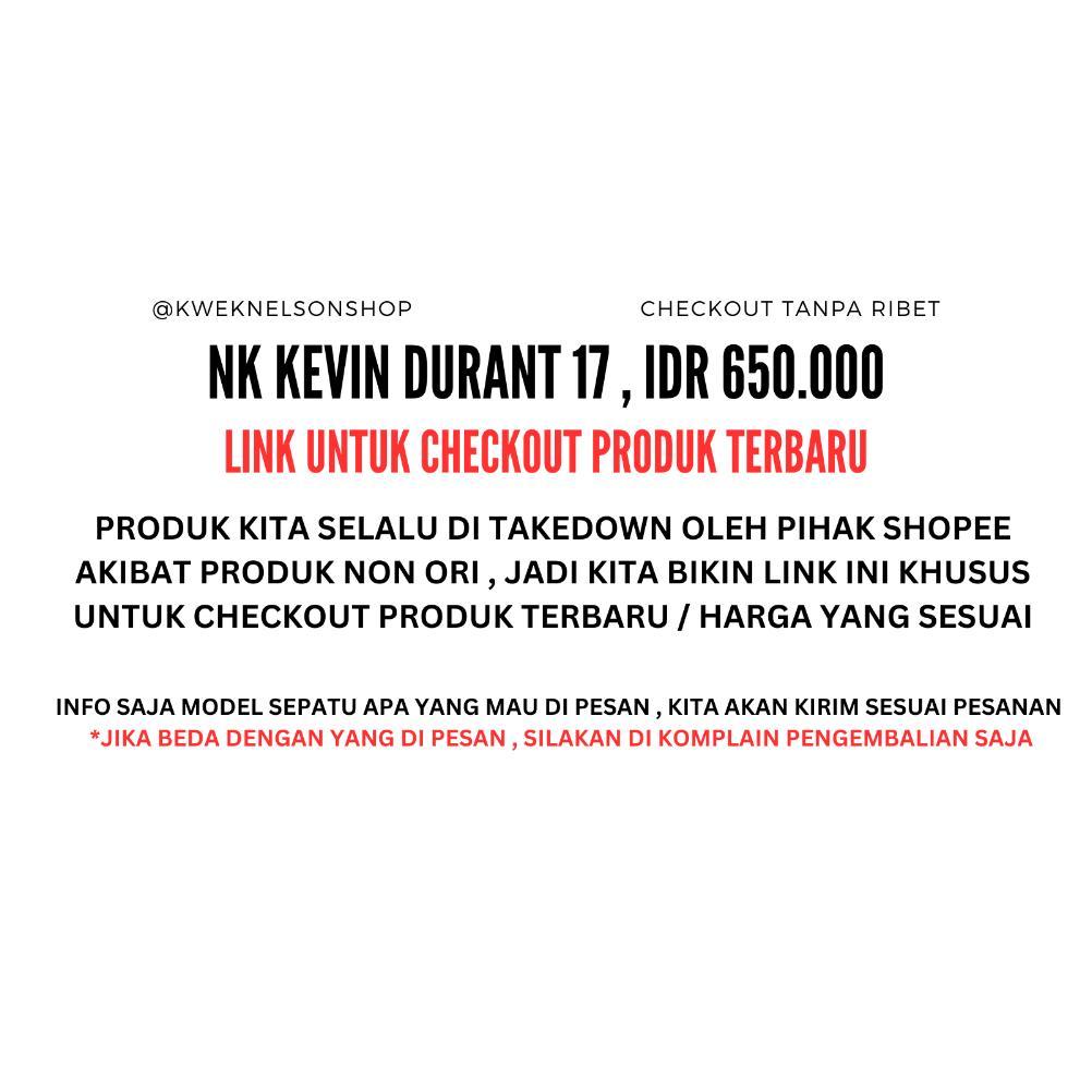 NEW PRODUCT NK KD 17 LOW SEPATU BASKET PREMIUM ORIGINAL KOLEKSI