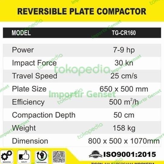Mesin Stamper Kodok Tigon Tg - Cr160 Terbaik