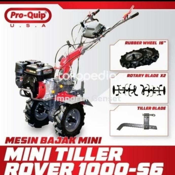 Mesin Bajak Sawah Proquip Terbaik Tiller Rover 1000 - S6 Cultivator