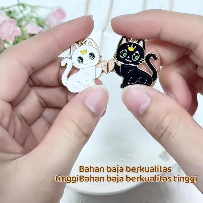 CODKalung Magnet Interaktif Kreatif Kalung Anak-Anak Kalung magnet kucing sahabat terbaik Kalung mag