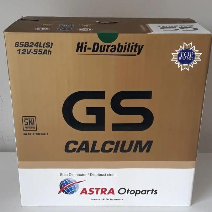 aki gs astra calcium 55 ampere