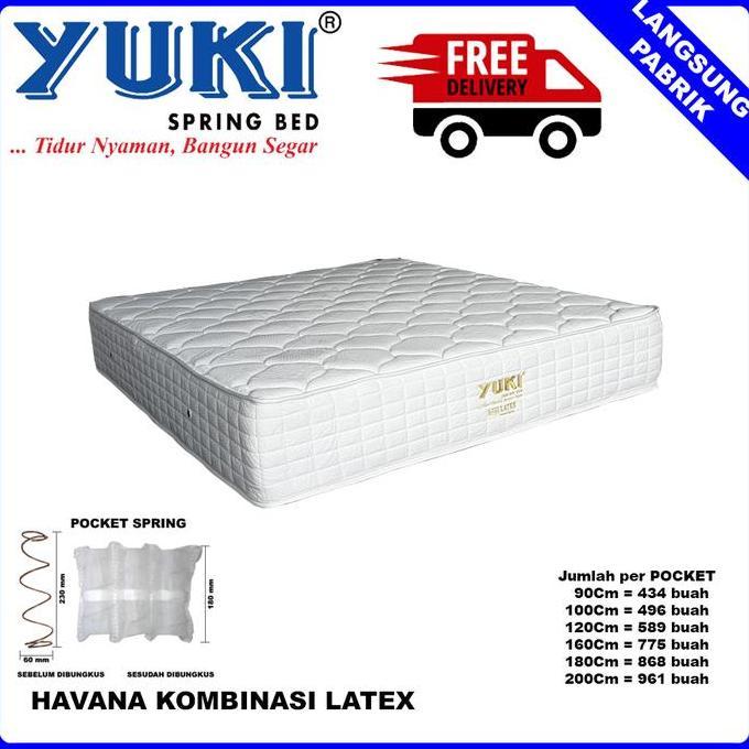 (Good) Matras Havana Kombi Latex ~ YUKI Spring Bed