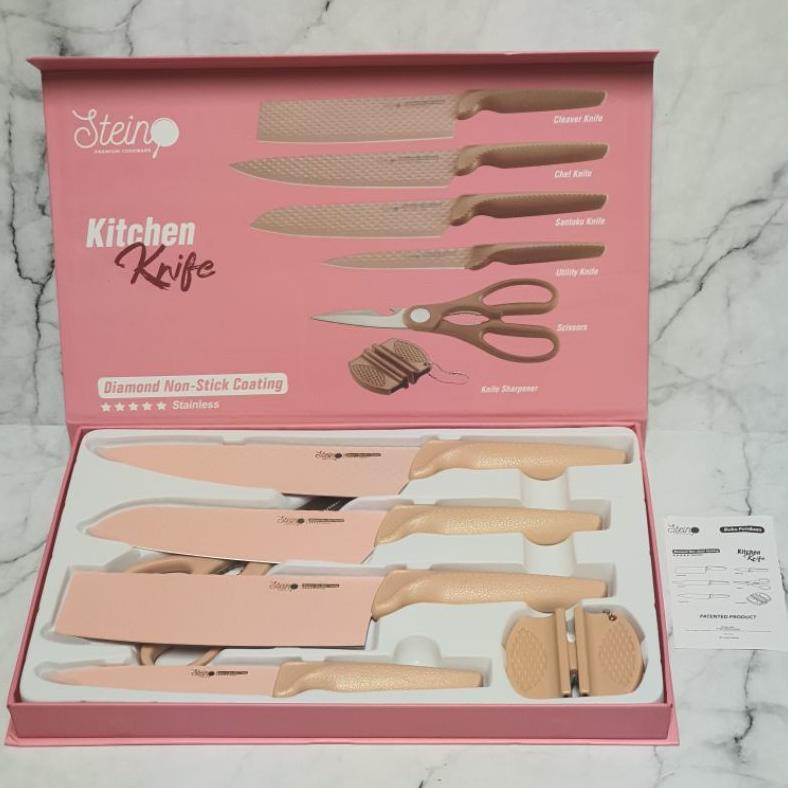 stein diamond knives set stein cookware / pisau set special price
