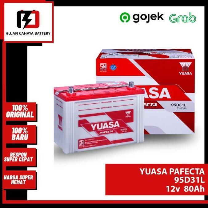 Aki Mobil YUASA PAFECTA 95D31L / 95D31L/95D31L - Aki KIA CARNIVAL 2002