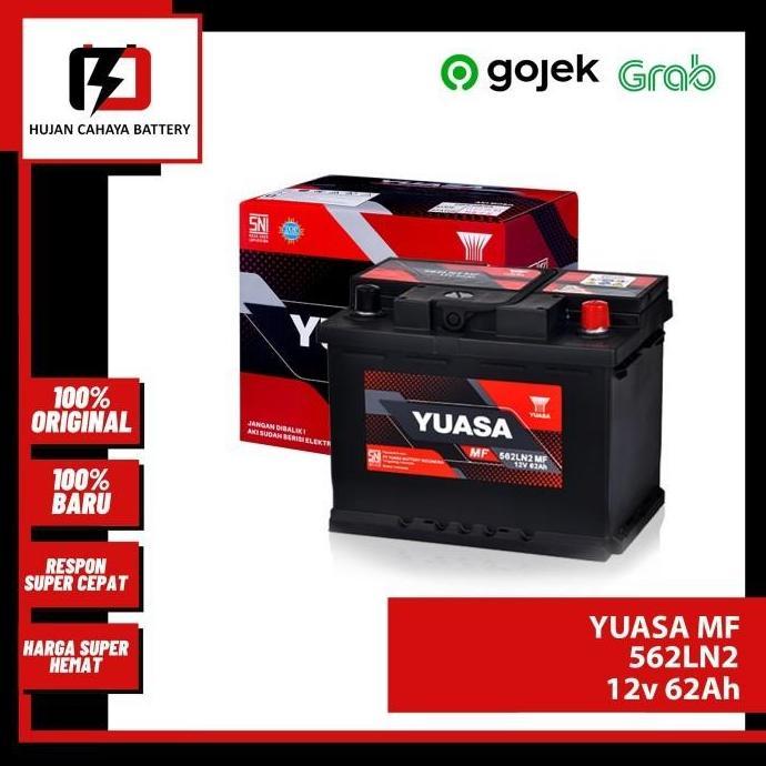 Aki Mobil YUASA MF DIN 562LN2 / 562LN2 / 562LN2 - Aki INNOVA REBORN